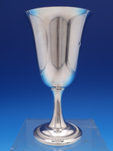 Fisher Sterling Silver Water Goblet Gadroon Border #62 6 3/4&quot; 5.3 ozt. (... - $355.41