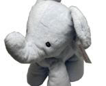Baby Gund Bubbles Blue Elephant With Tags Satin Ears and Feet Lovey Toy ... - $20.89