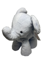Baby Gund Bubbles Blue Elephant With Tags Satin Ears and Feet Lovey Toy ... - $20.89