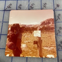Glacier Trail Wyoming Photograph Double Lake Hiker Backpacking 1970s / 80s - $5.35
