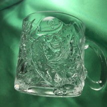 Mc Donald&#39;s Batman Forever &quot;The Riddler&quot; Glass Mug Cup 1995 Vintage Dc Comics Usa - £6.32 GBP