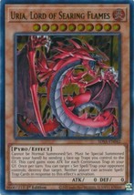 YUGIOH Uria, Lord of Searing Flames Deck Complete 40 Cards - £14.18 GBP