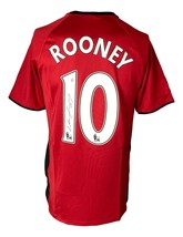 Wayne Rooney Manchester Signé Rouge Football Jersey Bas - £204.86 GBP