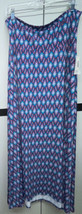 NEW 2.0 LuLaRoe Large Blue Gray Pink Red Purple Blush Aztec Slinky Maxi ... - £34.73 GBP