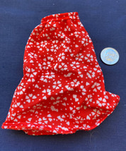Vintage Barbie Full Length Skirt Red And White - £11.66 GBP