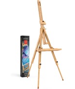 Arteza Wooden Easel Stand, 37.4 x 39.4 x 78.3 Inch Tripod Art Display Stand - $94.67 CAD