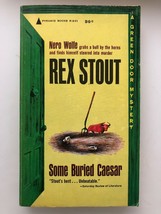 Some Buried Caesar (Nero Wolfe) by Rex Stout 1963  Vintage Pulp Pyramid R-931 - £11.25 GBP