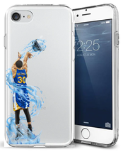 Stephen &quot;Splash&quot; Curry Clear Soft Case Cover For iphone XR 7 8 Plus - £10.18 GBP