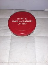 Set of 12 Cookie and Sandwich Cutters - Japan Tin - $6.59