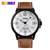 Waterproof Men&#39;s Watch Casual Fashion Quartz Watch Genuine Leather Student Watch - £32.76 GBP