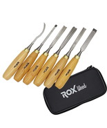 Rox Wood 15399068 Wood Carving Tools in EVA Bag with zipper (Set of 6 Pi... - $738.50 MXN