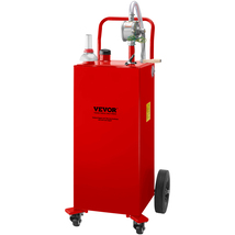 VEVOR Fuel Caddy, 35 Gallon, Gas Storage Tank on 4 Wheels, Gasoline Dies... - $239.90