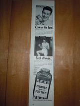 Mennen Talcum For Men Cool On The Face Cool All Over Print Magazine Ad 1952 - $5.99
