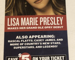 2012 Lisa Marie Presley Brochure Grand Old Opry Nashville Tennessee BRO10 - £10.27 GBP