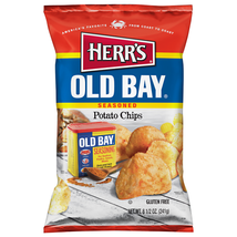Herr&#39;s Old Bay Seasoned Crab Potato Chips, 4-Pack 8.5 oz. Bags - $34.60