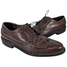 O&#39;Sullivan Executive Imperial Mens Brown Oxford Wingtips 10 D Made In USA - $935.35 MXN