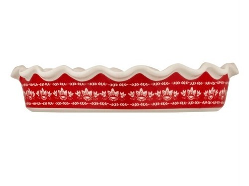 Pioneer Woman ~ Vintage Floral ~ 9" Stoneware ~ Pie & Tart Pan ~ Ruffled Top Item image 3