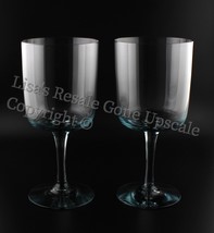 Set of 2 Kosta Boda King Karl Twilight Blue 6 3/4” Water Goblets, Made i... - £46.94 GBP
