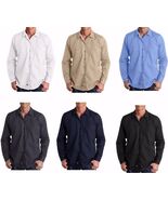 DICKIES Mens Long Sleeve Industrial Work Shirt NEW Pocket Button Down Size S-5XL - $40.14