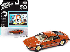 1980 Lotus Turbo Esprit S3 Orange Metallic w Stripes James Bond 007 For Your Eye - £15.36 GBP