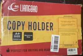 Liangbao  A4 Size Stationery Desktop Document Book Copy Holder With Line... - $6.81
