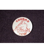 Old Washington State University WSU Cougar Crew Pinback Button, Pin - £6.25 GBP