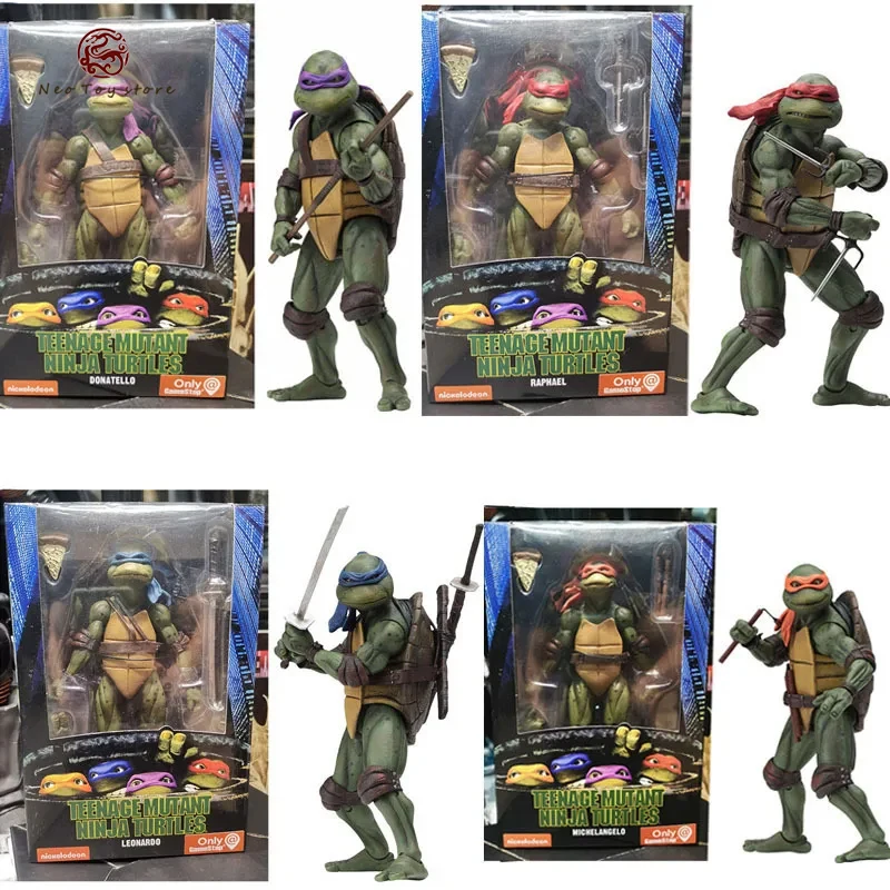 Ninja Turtle Anime Figure Neca 1990 Film Version Limited Edition Action ... - $27.39+