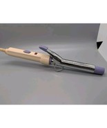 Vintage Conair Supreme Curling Iron Baby Pink And Purple Tested Works 3/4&quot; - $14.50