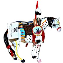 War Pony Black Box Trail Painted Ponies Christmas Ornament Original Series 1496 - £195.55 GBP