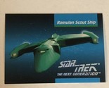 Star Trek The Next Generation Trading Card #35 Romulan Scout Ship - $1.97