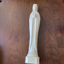 Vintage Mary Madonna Holy Mother Statue Figurine Plastic 11&quot; - £13.61 GBP