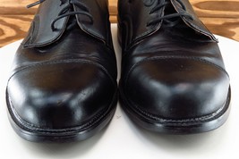 Dexter Shoes Sz 10.5 M Black Derby Oxfords Leather Men 74525 - £31.72 GBP