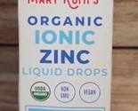 Mary Ruth&#39;s Organic Ionic Zinc Liquid Drops -  4 fl oz  exp 8/24 - £12.26 GBP