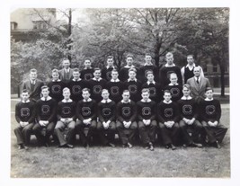 Case Western Reserve University Football 7x9 B&amp;W Team Photo 1934 REPRINT Vtg - £7.65 GBP