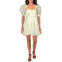 MSRP $99 Danielle Bernstein Womens Polka Dot Ruffled Mini Dress Size XS - $34.65