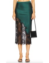 Fleur Du Mal silk & lace scallop midi skirt size S - $436.59