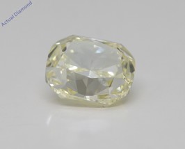 Cushion Loose Diamond (1.75 Ct,Fancy Light Yellow Color,VVS2 Clarity) GIA  - £5,506.12 GBP