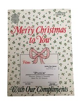 Designs Gloria &amp; Pat Merry Christmas to You Cross Stitch Leaflet 1982 Ornaments - £4.70 GBP