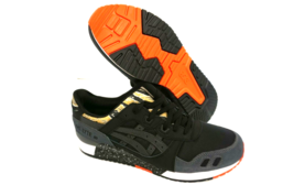 ASICS Hombre Gel Lyte III Atletismo Zapatos Tigre Negro Naranja Talla 10.5 US - £121.29 GBP