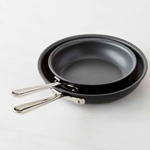 All-Clad NS1 Nonstick Induction 8 &amp; 10 inch Fry Pan set with All-clad ov... - £63.97 GBP