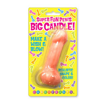 Super Fun Big Penis Candle, Pink - £13.40 GBP