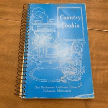 Our Lutheran Church Cookbook Cohasset Minnesota Cookbook VTG Spiral Local - £10.09 GBP