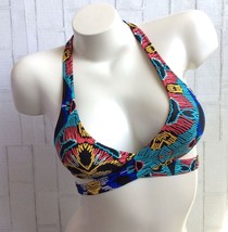 L*Space Swimwear Moroccan Dreams Black Zoe Wrap Sport Bikini Top (Xs) Nwt $95 - £27.97 GBP