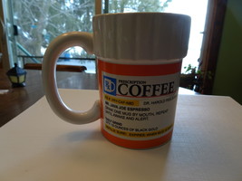 Prescription Mug Pill Bottle Coffee Cup Pharmacy 12 Oz. - £3.93 GBP