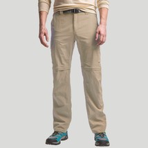 Columbia Men&#39;s Sz 30x34 Convertible Ridge Pants Color Fossil Brown. - £42.79 GBP