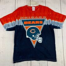 Chicago Bears NFL Large Casual T-Shirt Red Blue New Mens - $20.92 CAD