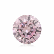 Real Argyle 0.16ct Natural Loose 8P Fancy Light Pink Color Diamond Round - £7,188.18 GBP