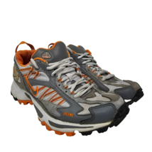 Nike Air ACG Trail Hiking Running Shoes Women&#39;s Size 7 Grey/Orange - £46.95 GBP