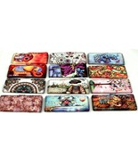 Wallet Checkbook Oil Cloth Vegan Credit Card Checkbook Holder 12 Designs... - $10.49