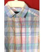 The Children&#39;s Place Boys Toddler 18 - 24 Months Button Up SS Pastel Pla... - €6,68 EUR